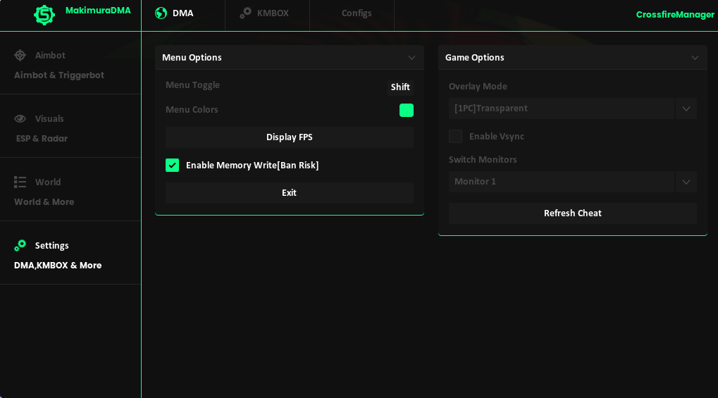 Crossfire WEST DMA (Weekly)